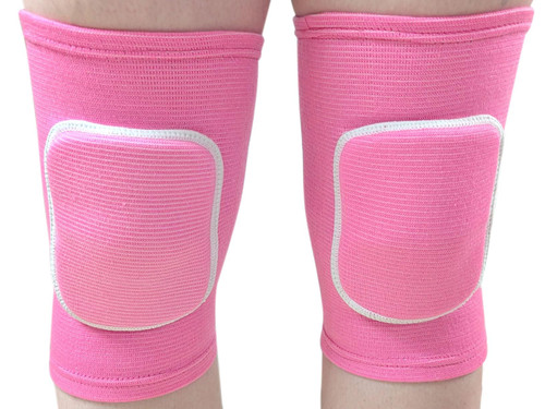 YYaaloa Knee Pads Sponge Knee Brace Breathable Flexible Elastic Knee Support for Volleyball, Dancing, Football, Yoga, Basketball, and Skating (Medium, Pink 1Pair)