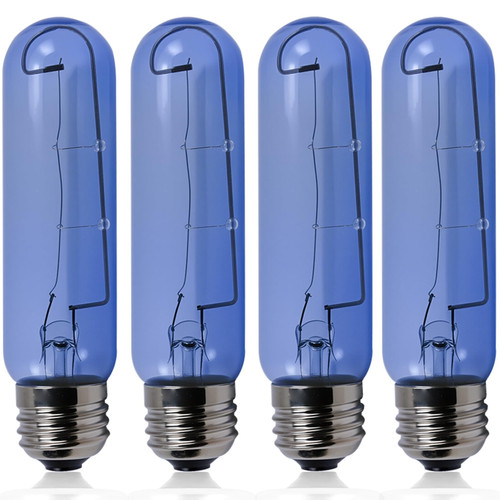 Upgrade 7006999 Blue Glass Replacement Bulb Compatible with sub-Zero Refrigerator,7006999 Freezer Refrigerator Light Bulb E26 40W Cool Blue Bulbs - 4 Pack