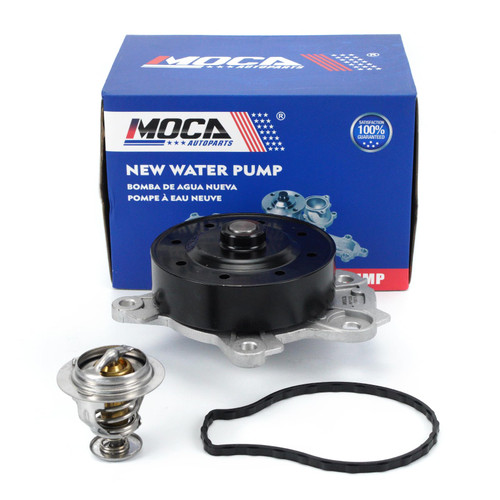 MOCA Water Pump Thermostat Compatible with 09-13 for Toyota Matrix & 09-10 for Pontiac Vibe & 09-19 for Toyota Corolla (For 14-19 Except Eco Package) & 08-14 for Scion xD L4 1.8L 1798cc