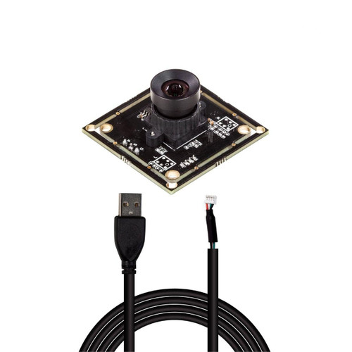 Arducam 100fps Global Shutter Color USB Camera Board, 1MP OV9782 UVC Webcam Module with Low Distortion M12 Lens Without Microphones