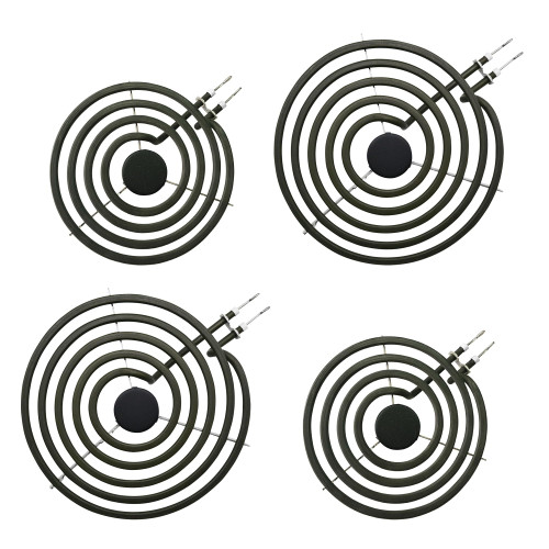 Electric Stove Burner Element MP15YA*2 6" and MP21YA*2 8", MP22YA Electric Range Burner Element Compatible for Range Stoves Electric Stove Burner Element MP15YA*2 6" and MP21YA*2 8", MP22YA Electric Range Burner Element Compatible for Range Stoves