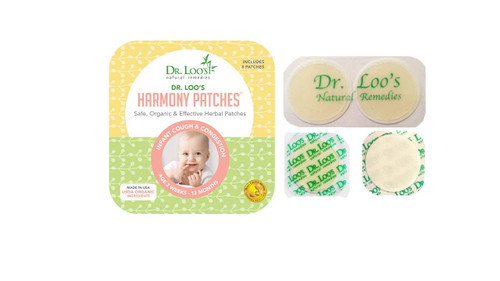 Dr. Loo’s Natural Infant Patches for Cough and Congestion for 2 weeks-12 Months, 16 Patches
