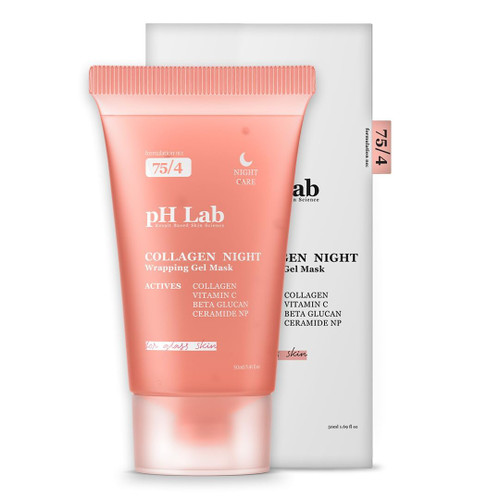 PhLab Collagen Night Wrapping Mask, Increases Skin Elasticity, Glass Skin Face Mask For Firming, Keeps Glowy & Hydrated, 1.69 Fl Oz (Pack of 1) PhLab Collagen Night Wrapping Mask, Increases Skin Elasticity, Glass Skin Face Mask For Firming, Keeps Glowy & Hydrated, 1.69 Fl Oz (Pack of 1)
