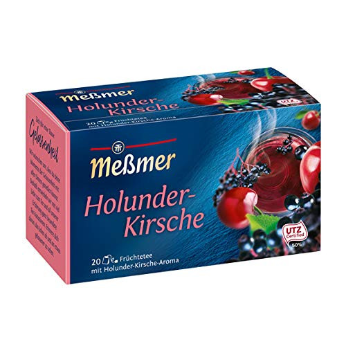 Meßmer Elder Cherry (Holunder-Kirsche) 2 Packs (20 Tea Bags)