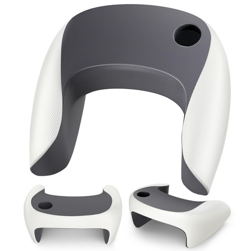 Olumoon Reading Pillow, Lap Desk Pillow for Adult, Gaming Pillow for Arm Support, Memory Foam Arm Rest for Working, Crocheting, Playing Game or Siting in Bed, Floor, Sofa (White) Olumoon Reading Pillow, Lap Desk Pillow for Adult, Gaming Pillow for Arm Support, Memory Foam Arm Rest for Working, Crocheting, Playing Game or Siting in Bed, Floor, Sofa (White)