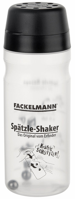 Fackelmann 22 oz Plastic/Stainless Steel Spatzle Shaker, White