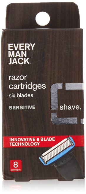Every Man Jack Razor Cartridges, 8-pack