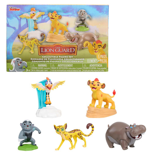 Lion Guard Figures 5 Piece Set, Deluxe 3-inch Figures, Lion King, Kids Toys for Ages 3 Up, Amazon Exclusive by Just Play