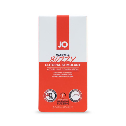 JO Warm & Buzzy Clitoral Gel – Water Based Warming Clitoral Stimulant Gel for Women, Tingling Sensation – 10 mL JO Warm & Buzzy Clitoral Gel – Water Based Warming Clitoral Stimulant Gel for Women, Tingling Sensation – 10 mL