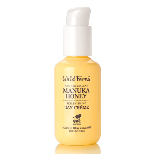 Wild Ferns Manuka Honey Replenishing Day Crème, 99% Natural, 100ml