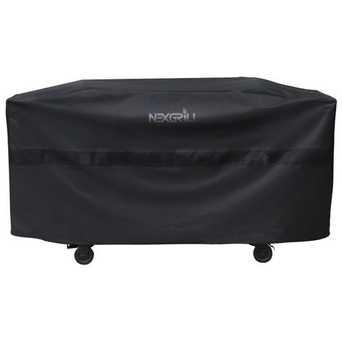 Nexgrill 64 Inch Griddle Cover, Heavy Duty Water Resistant Flat Top Grill Cover with Adjustable Strap and Air Vent, All-Season Outdoor Barbecue Griddle Protection - 700-0786