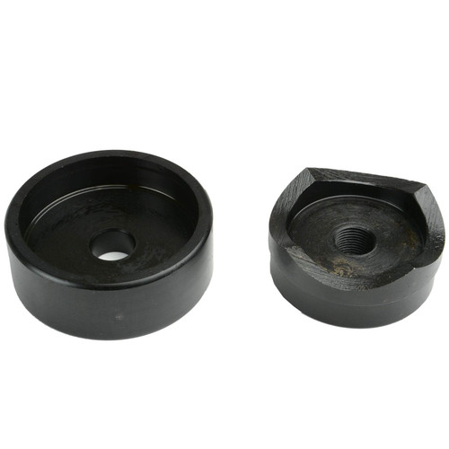 TEMCo THA039 2-1/2" Conduit Punch and Die for Metric Hydraulic Knock Out Driver M20x1.5mm Thread