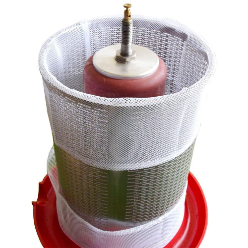 Reusable Mesh Bags, 2 Pack Washable Filter Bag for Fruit Wine Juice - intended for 10.7 Gallon Apple Wine Press