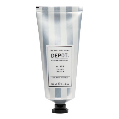 DEPOT No. 308 Volume Creator | Volumizing Hair Gel for Men with Medium Hold | Adds Body, Hydration & Shine Without Weight | With Glycerin, Aloe & Botanical Extracts | 3.3 fl.oz.