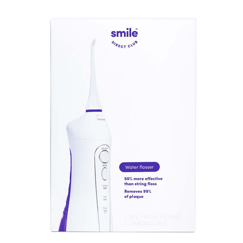 SmileDirectClub Cordless Water Flosser with 2 Nozzles - Waterproof Teeth Cleaner with 3 Pressure Modes - Removes 99% of Plaque SmileDirectClub Cordless Water Flosser with 2 Nozzles - Waterproof Teeth Cleaner with 3 Pressure Modes - Removes 99% of Plaque