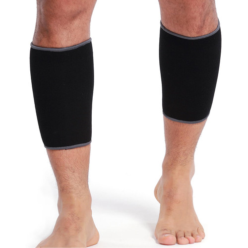 NeoTech Care Calf Compression Sleeve for Calves Support or Shin Splint (Black Color, Size L, 1 Pair)