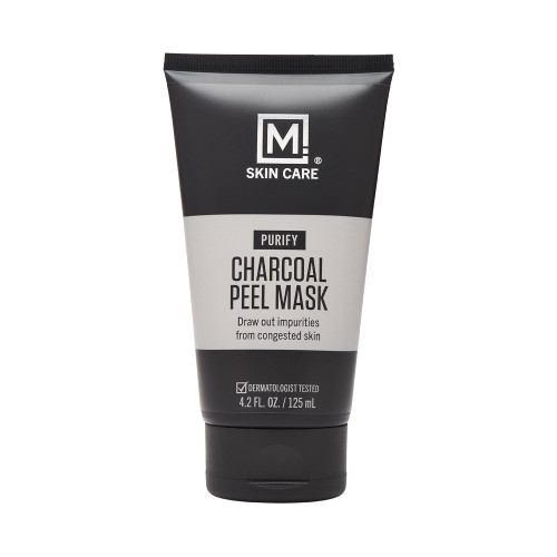 M. Skin Care Purifying Charcoal Peel-Off Facial Mask for Men, Deep Pore Cleansing Peel Away Face Mask for Congested Skin