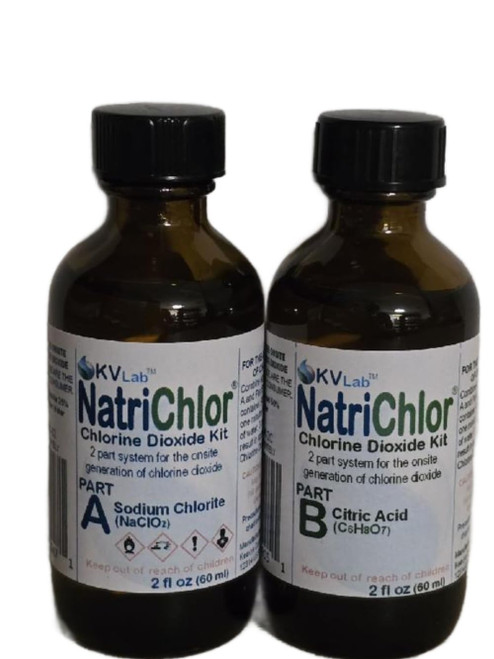 NatriChlor The Original CD Set with Citric Acid Solution Kit (2 Bottles)