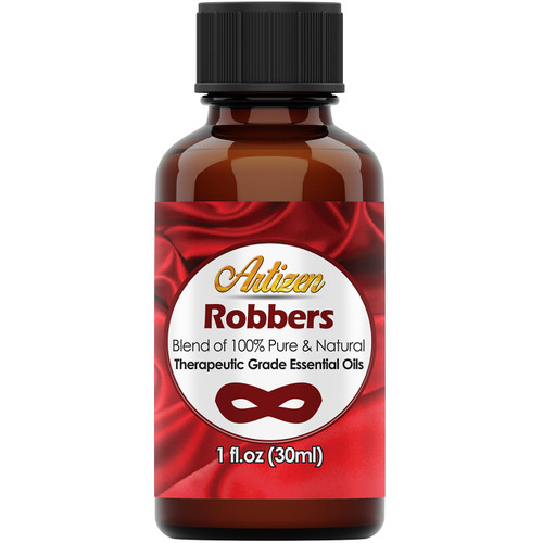 Artizen Robbers Blend Essential Oil (100% Pure & Natural - Undiluted) Therapeutic Grade - Huge 1oz Bottle for Aromatherapy, Relaxation, Skin Therapy & More - Aromatherapy Essential Oil