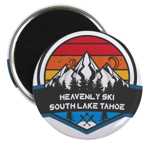 CafePress Heavenly Ski Resort South Lake Tahoe California Magnets 2.25" Round Magnet, Refrigerator Magnet CafePress Heavenly Ski Resort South Lake Tahoe California Magnets 2.25" Round Magnet, Refrigerator Magnet