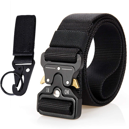 RioRand Tactical Belt Gun Adjustable Belts 49 Inch Quick Release Rigger Battle Belt Military Style Webbing Nylon Belt Gun Belt Duty Belt