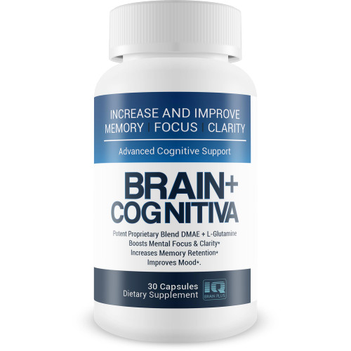 Brain+ Cognitiva - Advanced Cognitive Support - Help Increase and Improve Memory, Boost Mental Focus, and Support Mental Clarity - Alpha-GPC Capsules for Brain Support and Opti Nootropic Boost