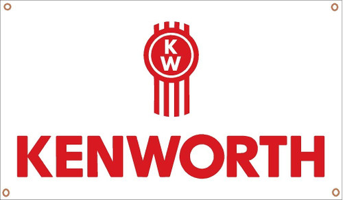 Kenworth Diesel Garage Banner Man Cave Banner Hot Rod Rat Rod