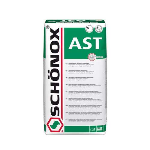 Schonox AST, Synthetic Gypsum Smoothing and Floor Patch Compound, 10 Lb Bag (1)