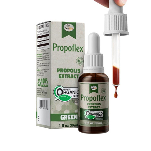 Beelife Propoflex Organic Green Propolis Extract - High Artepillin-C Levels, Antioxidant-Rich Supplement for Overall Wellness - Natural & Kosher-Friendly - Made in Brazil, 1 Fl. Oz.-1769274714