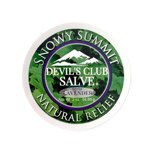 Snowy Summit Alaska Devil's Club Lavender Salve - Handmade Skin Care Ointment with Lavender - Natural Muscle Rub with Premium, Responsibly Sourced Plant Materials - Made in USA - 2 oz-1769275897