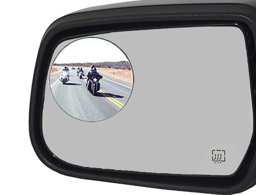 Ampper 2 Pack 3" Blind Spot Mirrors for Trucks, Van, SUV, Large Vehicle - Aluminum Frame Glass Convex Rear View Blind Spot Mirrors-1769276052