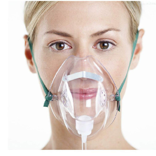 yuwell Adult Oxygen Mask with 6.6' Tubing - Soft - XL Size - 3 Pack-1769276085