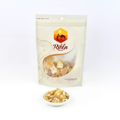 Authentic Premium Frankincense (Natural Chewing Gum) from Soccatra Island - لبان يمني سقطري درجة اولى - Rihla Superfood - 3.5oz (100g)