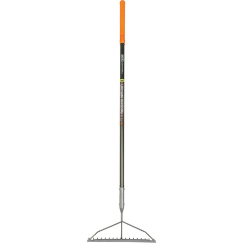 Fiskars 60" Pro Garden Rake for Soil with Lightweight Aluminum Handle, Heavy Duty Gardening Tool-1769280138