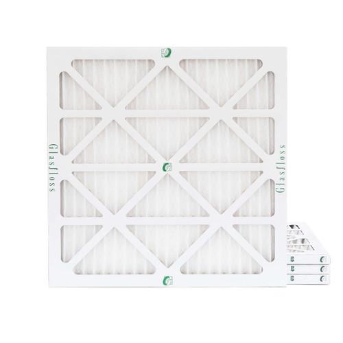 Glasfloss ZL 20x22x1 MERV 13 (FPR 10) Air Filters for AC and Furnace. 4 PACK. Actual Size: 19-1/2 x 21-7/8 x 7/8-1769280686