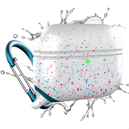 Catalyst Waterproof Case for AirPods Pro 2nd Generation and AirPods Pro 1st Generation - Wireless and USB-C Charging Compatible, One Piece Design, High Drop Protection Case with Carabiner