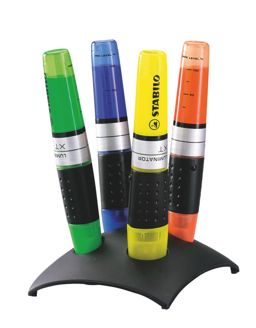 Stabilo Highlighter LUMINATOR Desk set of 4 assorted colours