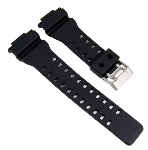 Casio GA-100 Black resin watch strap
