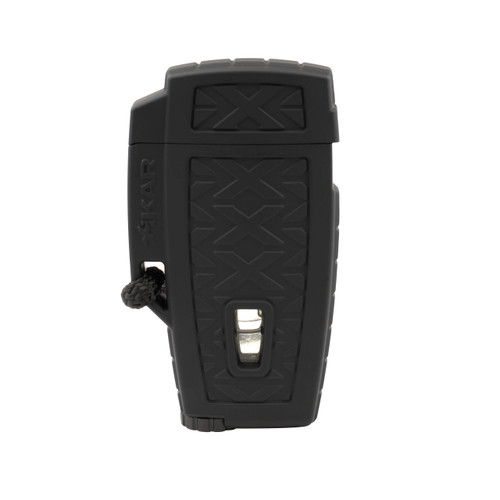 Xikar Stratosphere II High Altitude Lighter, Single Jet Flame, Windproof, Ergonomic Design, Durable and Dependable, Black