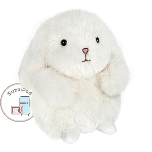 Bunny Stuffed Animal, Microwavable Heating pad for Anxiety Relief, Rabbit Plush for Bedtime, Cuddle, Companion, Warmer plushies, Stress Relief Packages for Women & Girls, Unscented, 8inch, 1.3 lbs