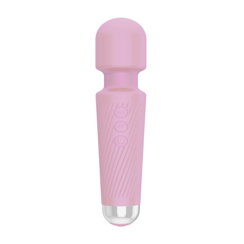 WELIST Vibrating Massager Update New Electric Handheld Mini Massager -Rechargeable - Waterproof Portable Deep Muscle Back Neck Tissue（Pink）
