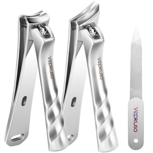 German Nail Clippers for Thick Ingrown Nail for Men, Heavy Duty Large Toenail Clippers for Thick Nails for Seniors, Super Sharp Ingrown Toe Nail Clippers with Long Handle, Gift Idea
