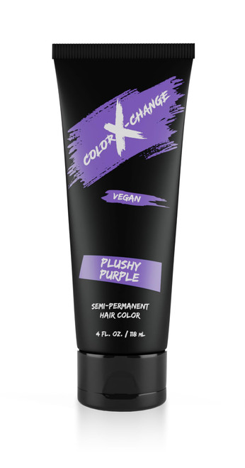 Color X-Change Semi-Permanent Hair Color - Plushy Purple - Vegan, PPD & Ammonia-Free