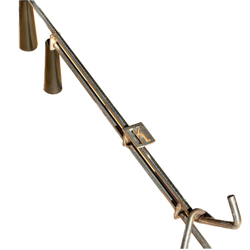 Dutch Oven Lid Lifter Tool - Kent Rollins Cowboy Campfire Dutch Oven Accessories for Easy Cooking & Lifting Covers - Cast Iron Accessories & Tools from Tulsa, Oklahoma - Approx. 22 Inches