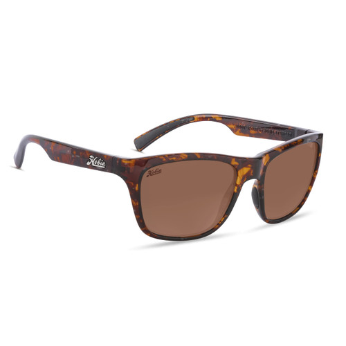 Hobie - Woody Sport Polarized Sunglasses - Outdoor Sunglasses with HydroClean Lenses for Men and Women - Copper Lenses/Shiny Tortoise Frame