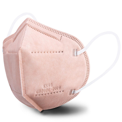 KN95 Face Mask 50 PCS, Individually Wrapped, 5 Ply Pink Disposable Face Masks for Adults Filter Efficiency 95%, Protection against PM 2.5 Smoke Particles