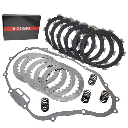 BIGLKNM Clutch Kit Carbon Fiber Friction Plates & Heavy Duty Springs Gasket for Honda FourTrax 300 TRX300 TRX300FW TRX350D FourTrax Foreman 350 1987-2000
