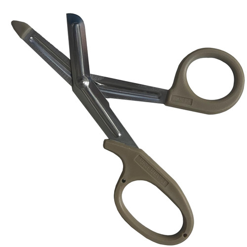 Rescue Essentials Left Handed 7.5" EMT Shears - Tan