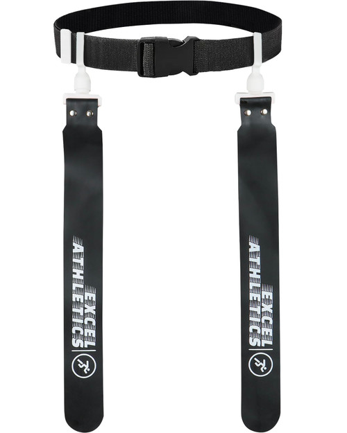 Excel Athletics Flag Football Set, Adjustable Flag Football Belts for Youth, Kids & Adults with 1 Belt & 2 Flags (Black)