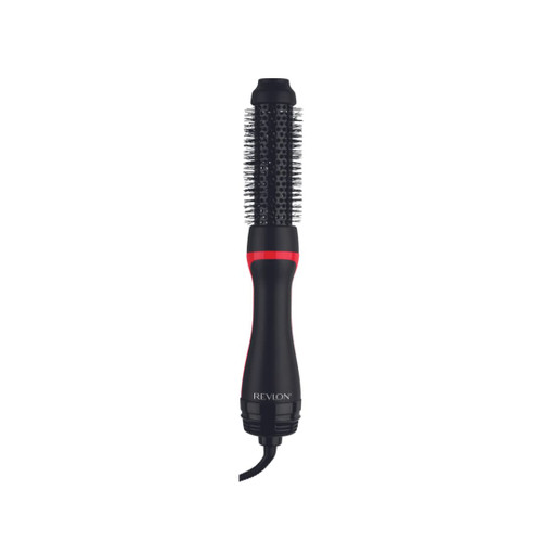 REVLON One-Step Root Booster Round Blow Dryer Brush and Hair Styler - Revive Styles, Boost Roots, and Add Volume to hair with this Hot Air Brush, 1 ½ inch Barrel (Black)